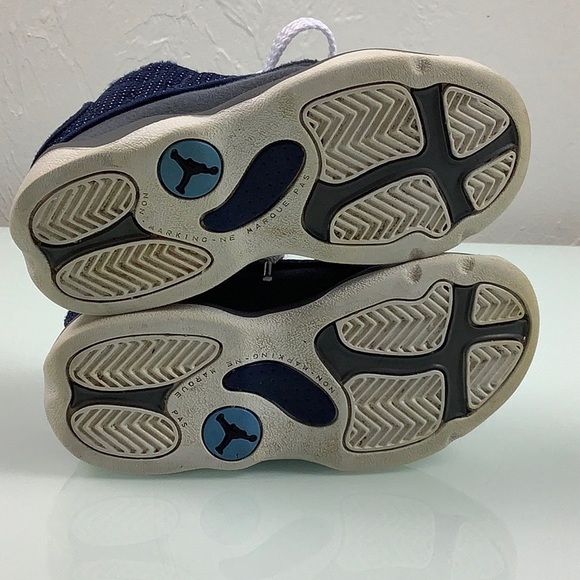 Nike Air Jordan Retro 13 Flint Blue sneakers size 9C Toddler - Picture 7 of 16